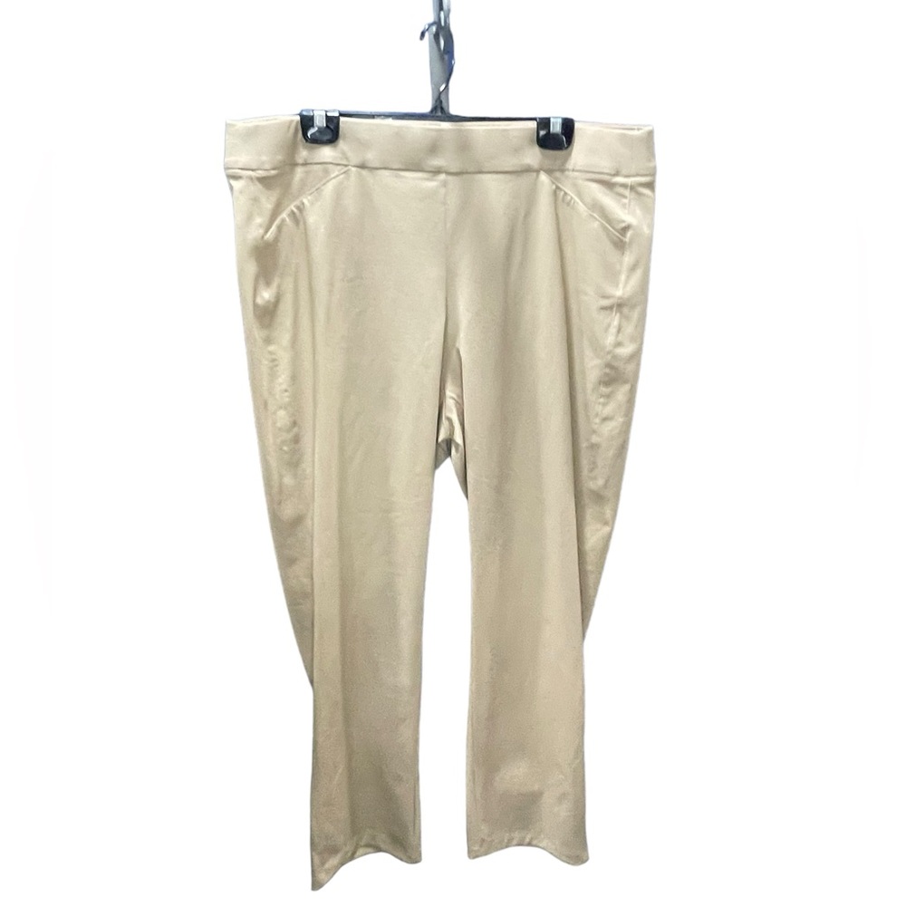 Travelers‎ by Chico's Tan Elastic waist with pockets Pants